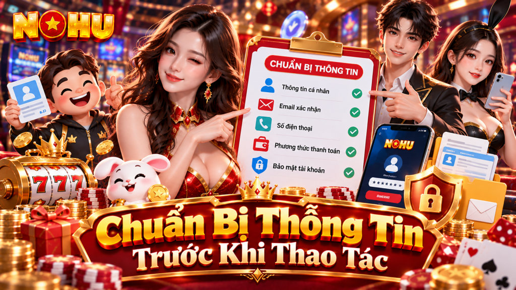 Chuẩn Bị Thông Tin Trước Khi Thao Tác