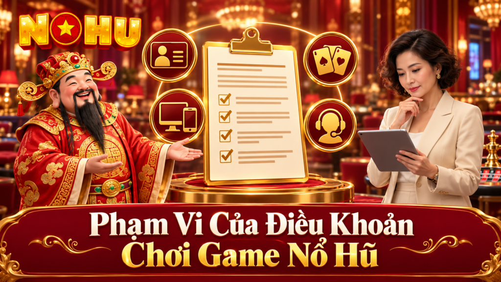 Phạm vi của điều khoản chơi game Nổ Hũ